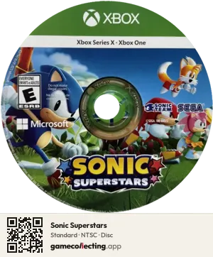 Sonic Superstars Xbox Series X, NTSC disc
