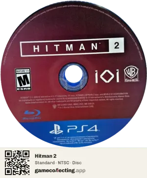 Hitman 2 PlayStation 4, NTSC disc