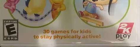 Nickelodeon Fit, the ESRB box on its front