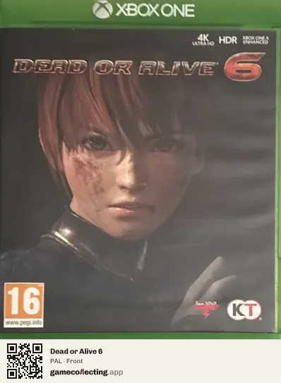 Dead or Alive 6 Xbox One, PAL box front