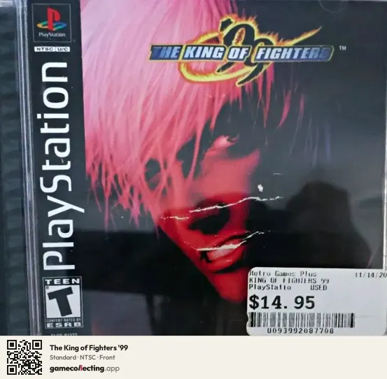 The King of Fighters '99 PlayStation, NTSC box front