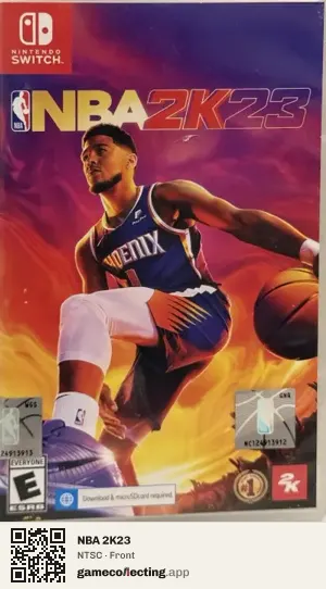 NBA 2K23 Nintendo Switch, NTSC box front