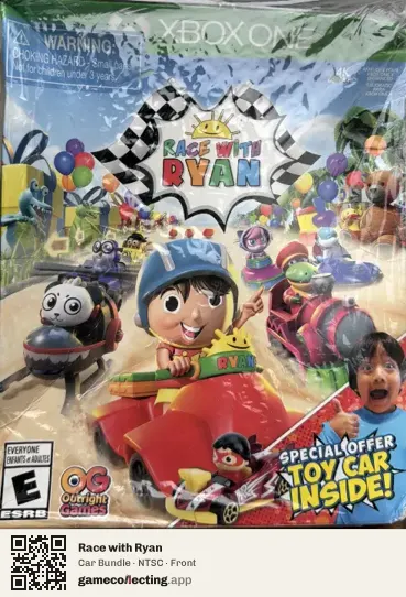 Race with Ryan Xbox One, NTSC box front