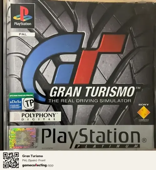 Gran Turismo PlayStation, Spain box front
