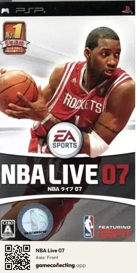 NBA Live 07 PlayStation Portable, Asia box front