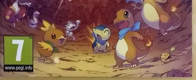Pokémon Mystery Dungeon: Rescue Team DX, the PEGI square on its front