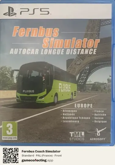 Fernbus Coach Simulator PlayStation 5, France box front
