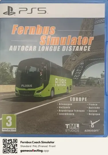 Fernbus Coach Simulator PlayStation 5, France box front