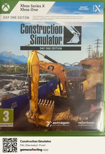 Construction Simulator Xbox Series X, Germany box front