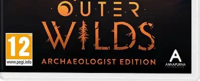 Outer Wilds, the PEGI square on its front