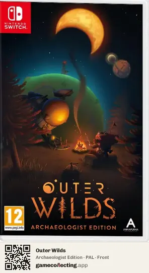 Outer Wilds Nintendo Switch, PAL box front