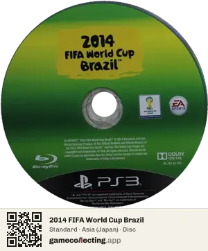 2014 FIFA World Cup Brazil PlayStation 3, Asia disc