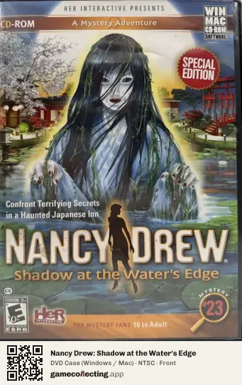 Nancy Drew: Shadow at the Water's Edge Computer, NTSC box front