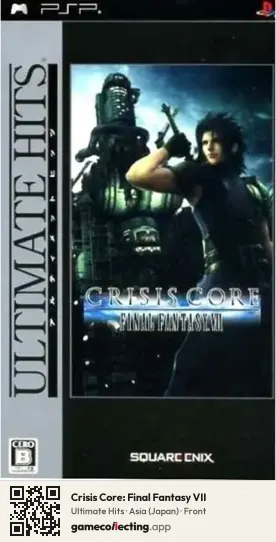 Crisis Core: Final Fantasy VII PlayStation Portable, Asia box front