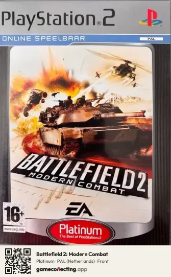 Battlefield 2: Modern Combat PlayStation 2, Netherlands box front