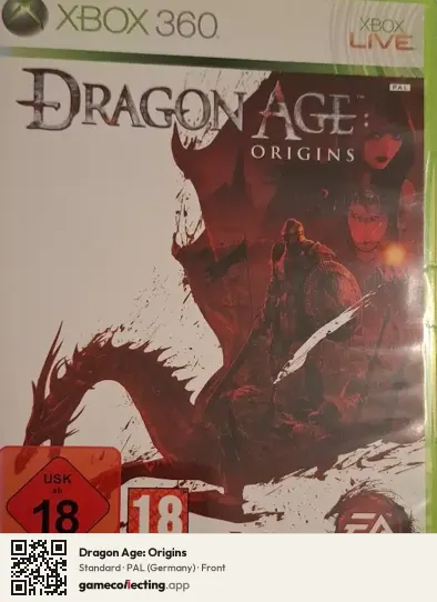 Dragon Age: Origins Xbox 360, Germany box front
