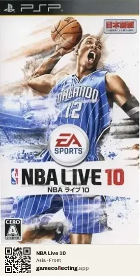 NBA Live 10 PlayStation Portable, Asia box front