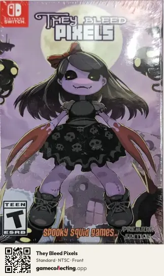 They Bleed Pixels Nintendo Switch, NTSC box front