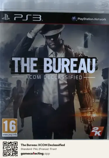 The Bureau: XCOM Declassified PlayStation 3, France box front