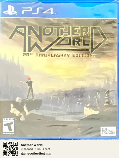Another World PlayStation 4, NTSC box front