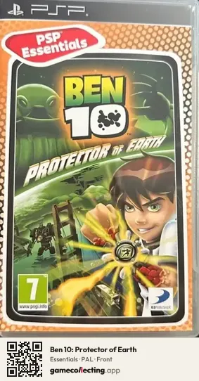 Ben 10: Protector of Earth PlayStation Portable, PAL box front
