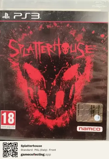 Splatterhouse PlayStation 3, Italy box front