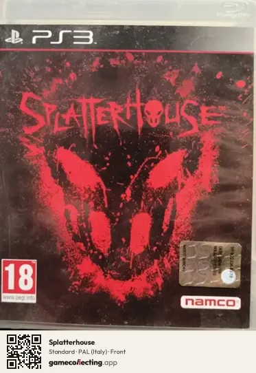 Splatterhouse PlayStation 3, Italy box front