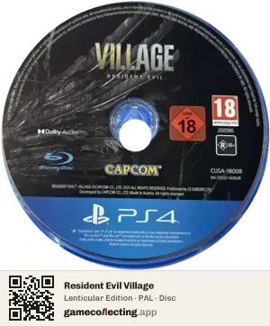 Resident Evil Village PlayStation 4, PAL disc