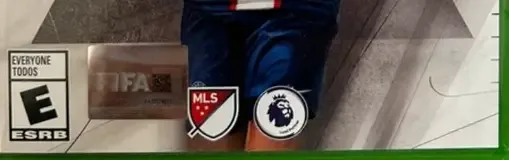 FIFA 23, the ESRB box on its front
