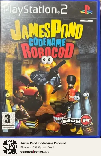 James Pond: Codename Robocod PlayStation 2, Spain box front