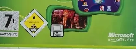Xbox Live Arcade Compilation Disc, the PEGI square on its front