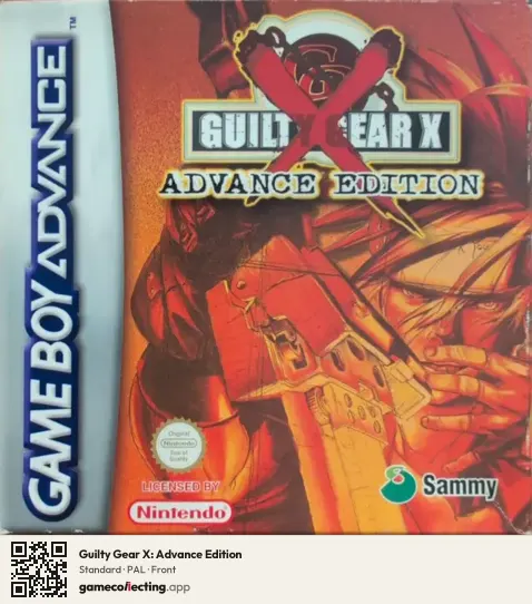 Guilty Gear X: Advance Edition Game Boy Advance, PAL box front