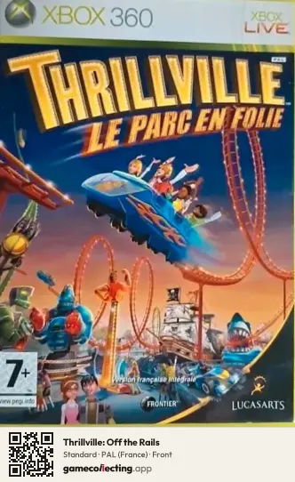 Thrillville: Off the Rails Xbox 360, France box front