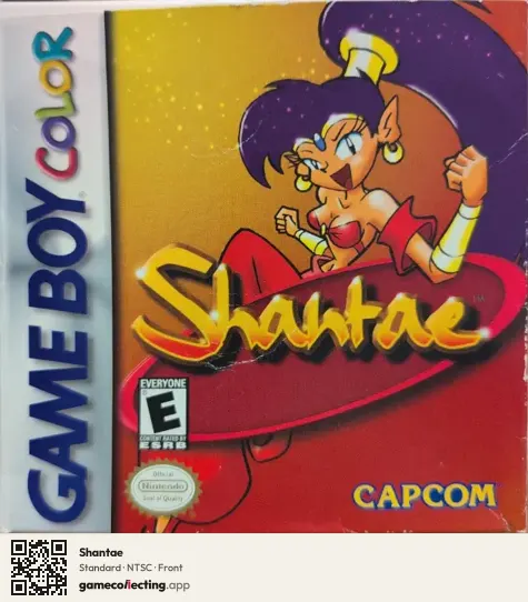 Shantae Game Boy Color, NTSC box front