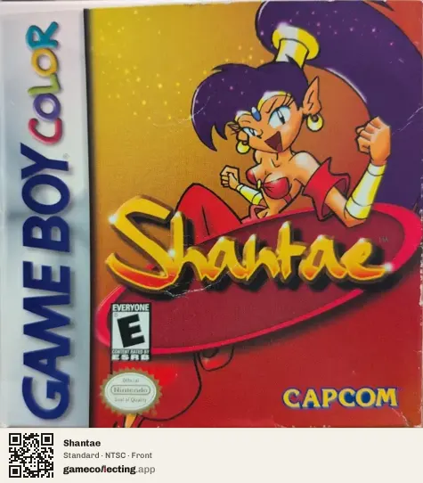 Shantae Game Boy Color, NTSC box front