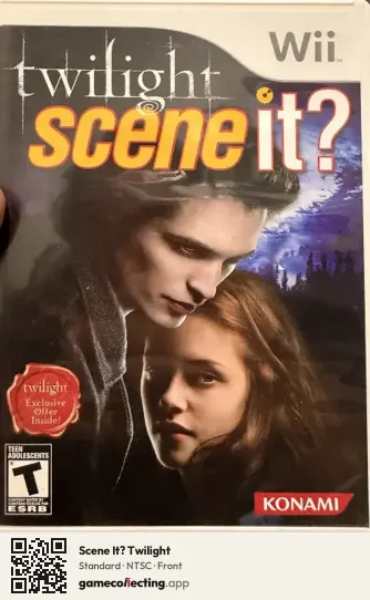 Scene It? Twilight Nintendo Wii, NTSC box front