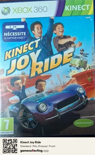 Kinect Joy Ride Xbox 360, France box front