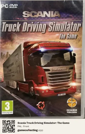 Scania Truck Driving Simulator: The Game Computer, PAL box front