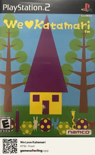 We Love Katamari PlayStation 2, NTSC box front