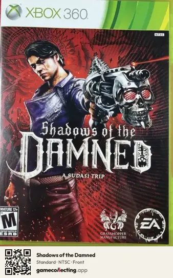 Shadows of the Damned Xbox 360, NTSC box front