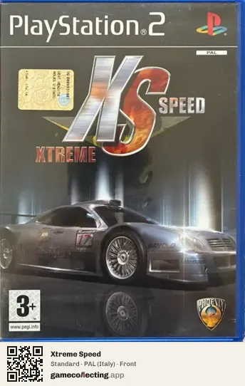 Xtreme Speed PlayStation 2, Italy box front