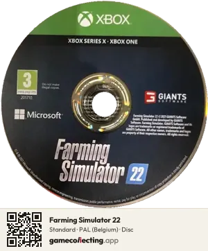 Farming Simulator 22 Xbox Series X, PAL disc