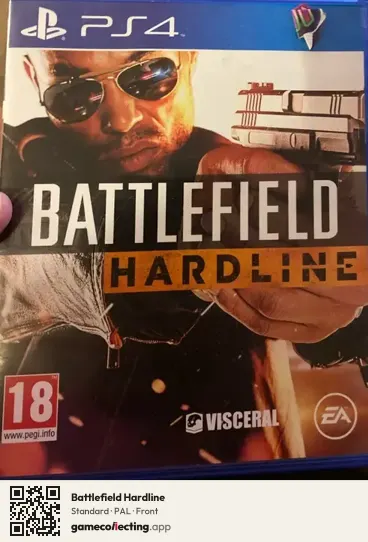 Battlefield Hardline PlayStation 4, PAL box front
