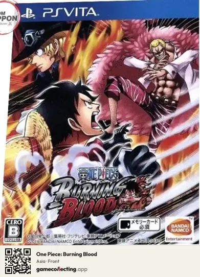 One Piece: Burning Blood PlayStation Vita, Asia box front