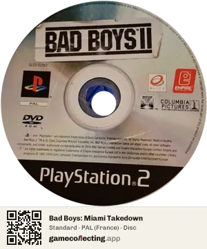 Bad Boys: Miami Takedown PlayStation 2, PAL disc