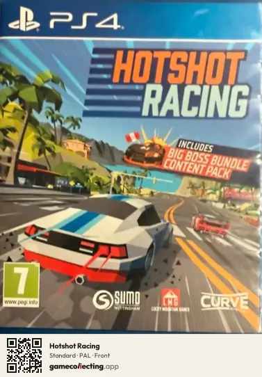 Hotshot Racing PlayStation 4, PAL box front