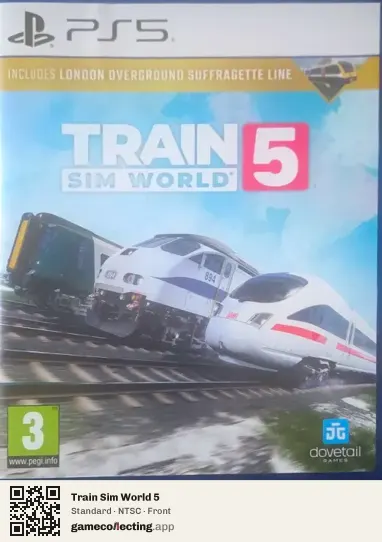 Train Sim World 5 PlayStation 5, NTSC box front