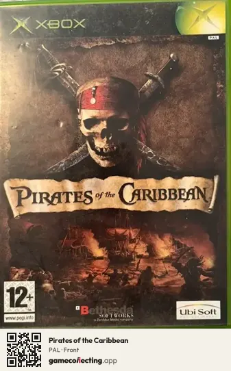 Pirates of the Caribbean Xbox, PAL box front