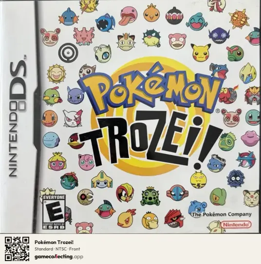 Pokémon Trozei! Nintendo DS, NTSC box front