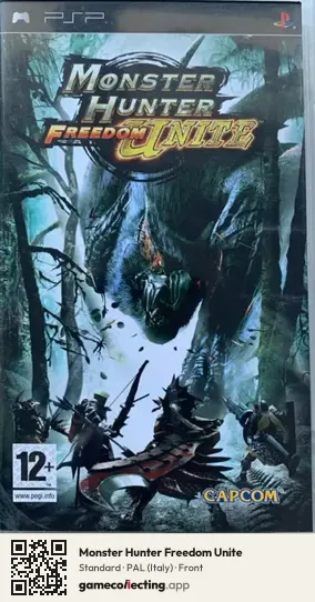 Monster Hunter Freedom Unite PlayStation Portable, Italy box front